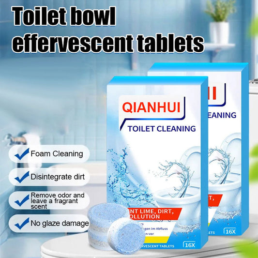 ✨ Toilettenreinigungs-Brausetabletten – Dekontamination, Urinstein, Urinalkali und Geruchsentfernung