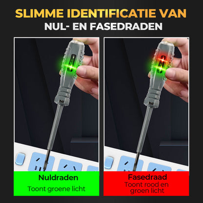 🔥Uitverkoop 50% korting🔥2-in-1 Hoog koppel Sterke Magnetische Schroevendraaier Elektriciteitsdetector