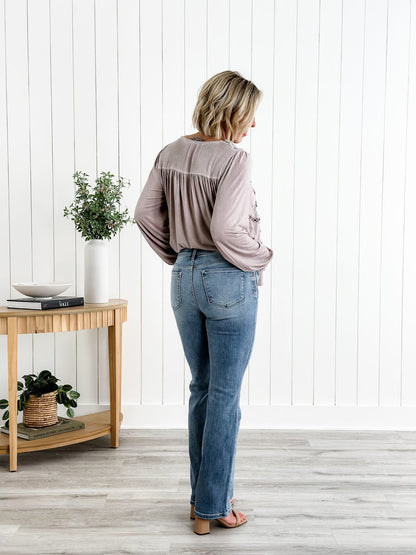 🍂Herfstaanbiedingen🍂bootcut jeans met buikcontrole👖