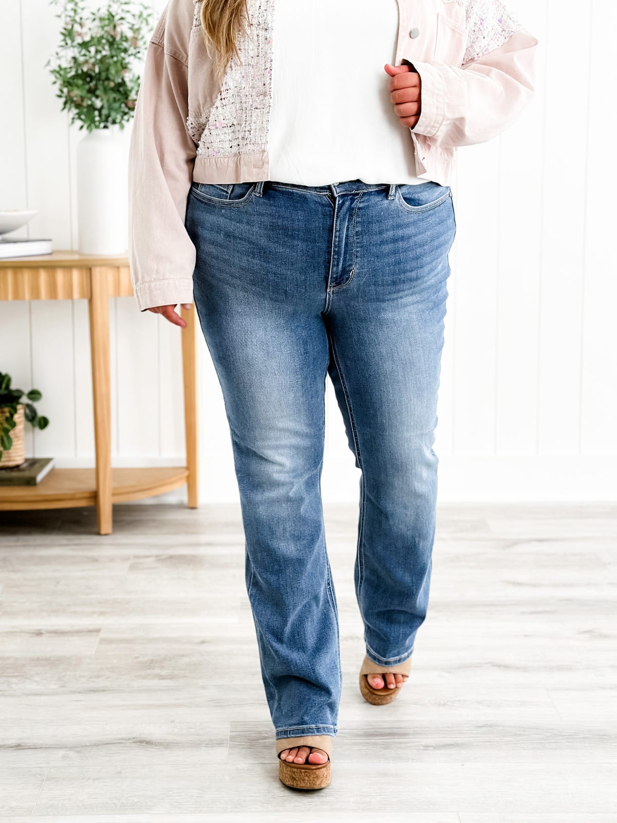 🍂Herfstaanbiedingen🍂bootcut jeans met buikcontrole👖