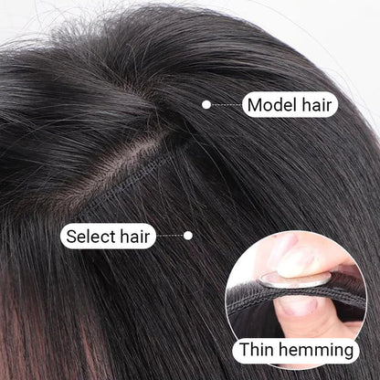 Clip-in U-vormige Hairextensions Haarstuk voor Vrouwen