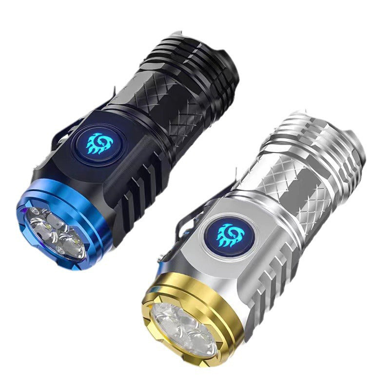 🔥Uitverkoop 50% korting🔥Monster Mini Flash Super Power zaklamp met drie ogen