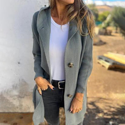 🥳Herfst Nieuwe 58% Korting💕Button-down vest met capuchon voor dames