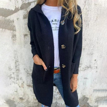 🥳Herfst Nieuwe 58% Korting💕Button-down vest met capuchon voor dames