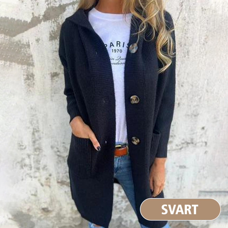 🥳Herfst Nieuwe 58% Korting💕Button-down vest met capuchon voor dames